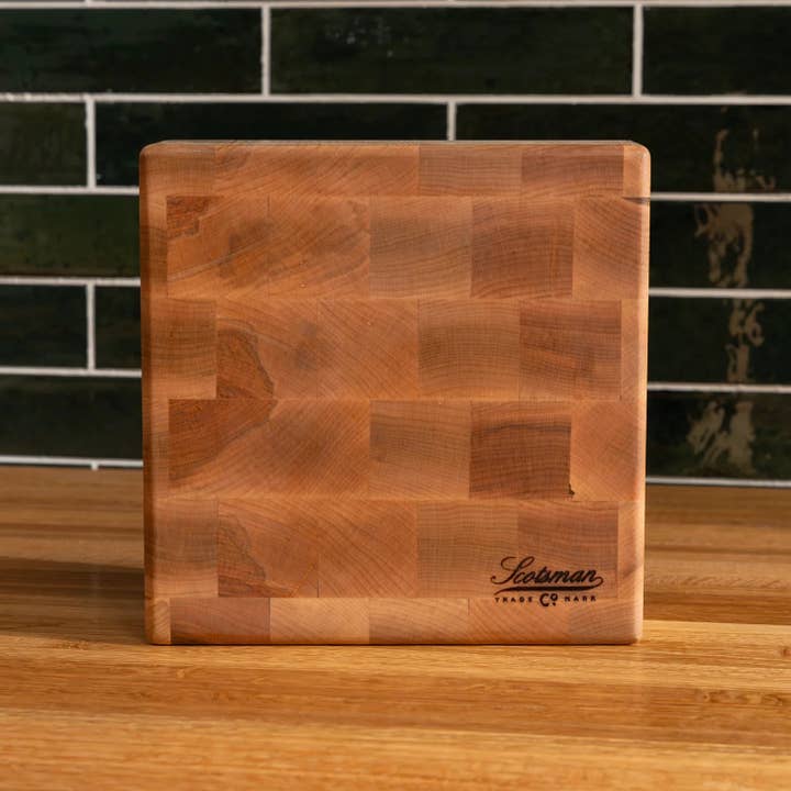 Laurel Mercantile - Wholesale Cutting Board - Maple End Grain Square Butcher Block