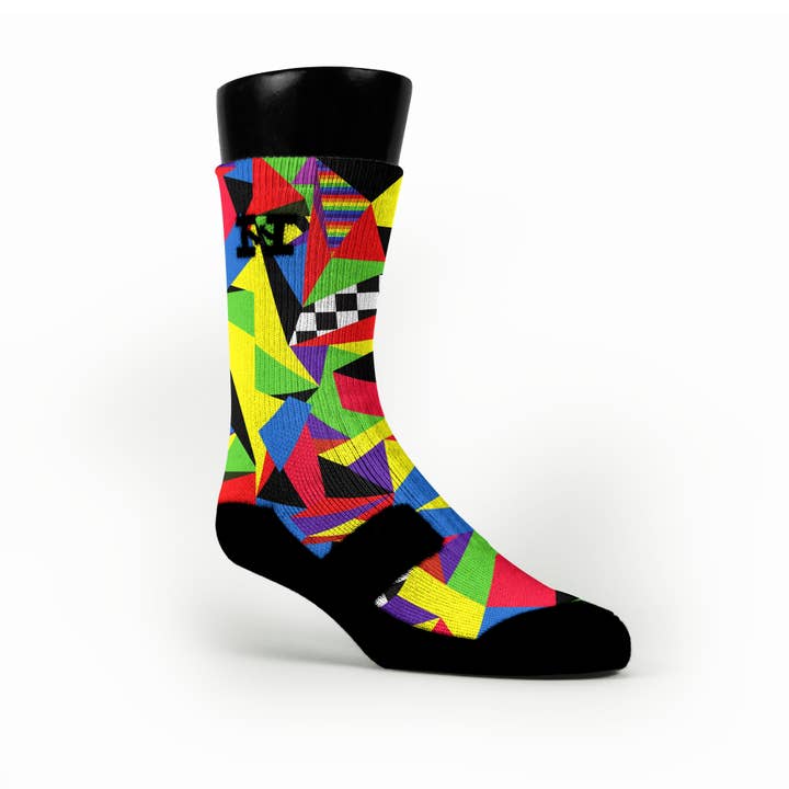 Quelles sont les chaussettes unisexes multicolores ? pour la vente par HoopSwagg
