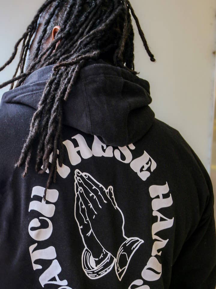 Catch These Hands Graphic Hoodie for wholesale by Honey Soul LLC