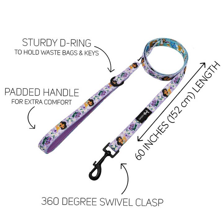 SASSY WOOF - Wholesale Pet Harness - Dog - Harness Three Piece Bundle - Disney's Jasmine