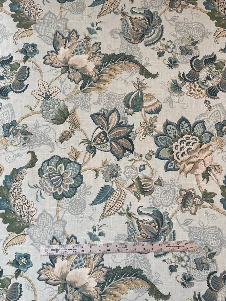 Eugenie Botanical Pillow with Feather Insert - Custom for wholesale by Dahlia & Grace pillows