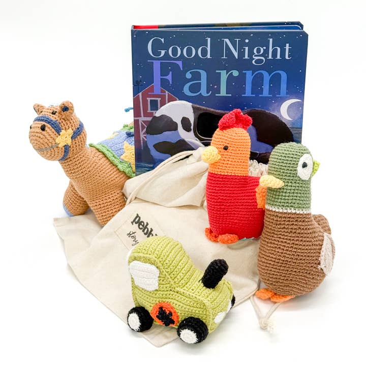 Story Sack: Good Night Farm for wholesale by PebbleChild USA