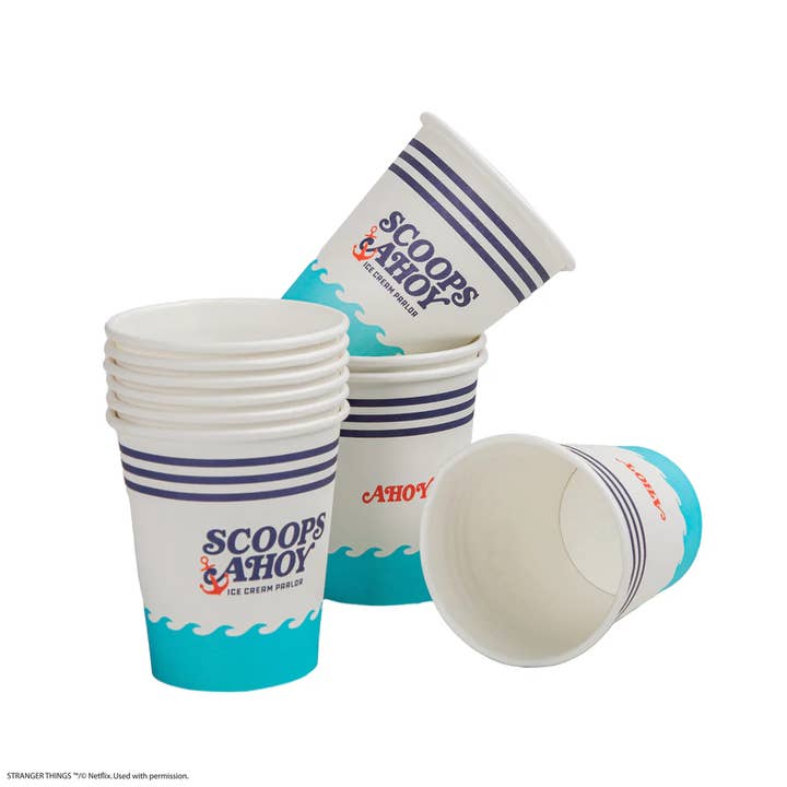 Set van 24 Scoops Ahoy papieren bekers voor wholesale door Wizard Alliance