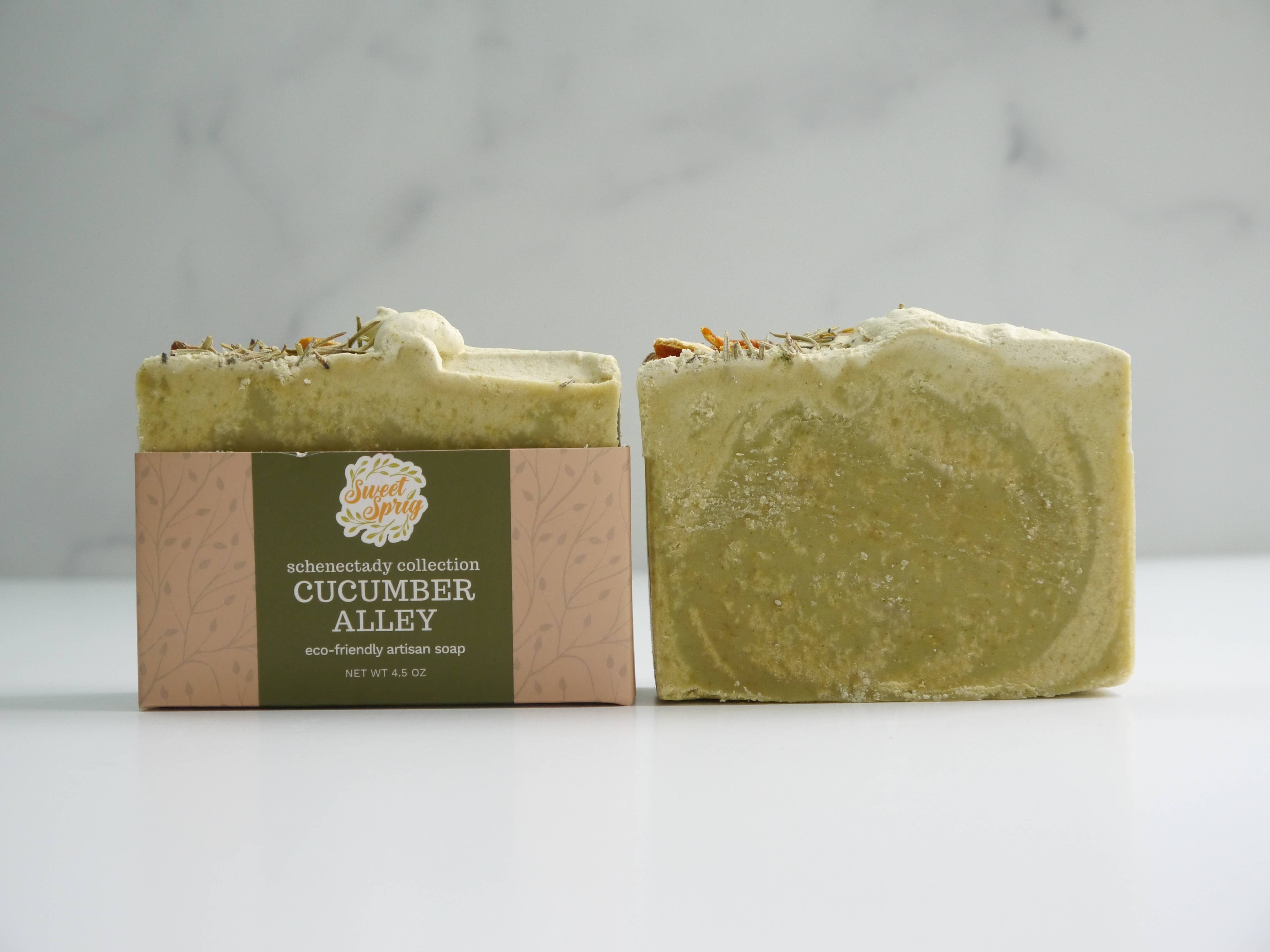 Sweet Sprig - Wholesale Bar Soap - Cucumber Alley Artisan Soap Bar2