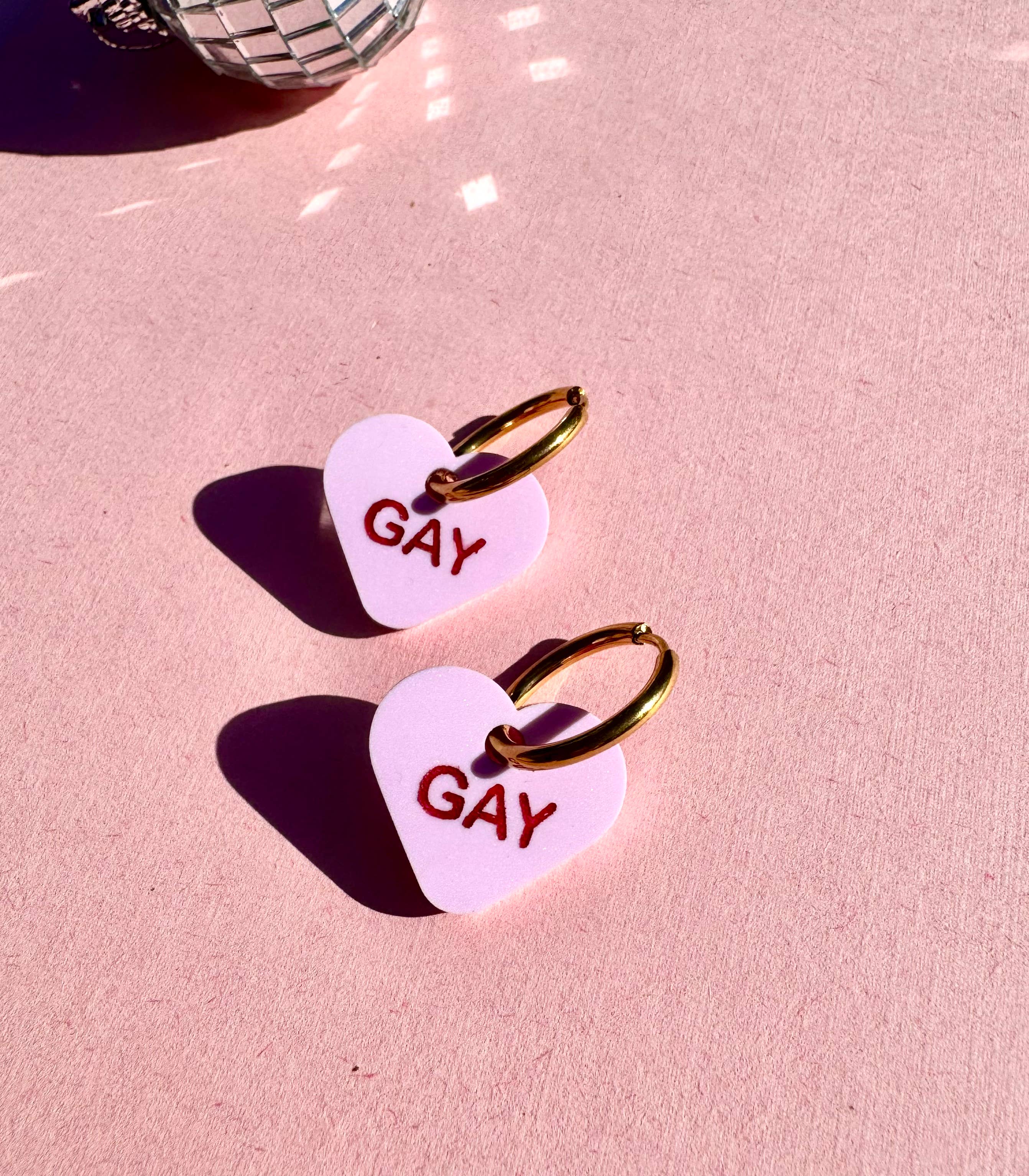 Not Picasso - Wholesale Dangle Earrings - Candy Sweetheart Minis4