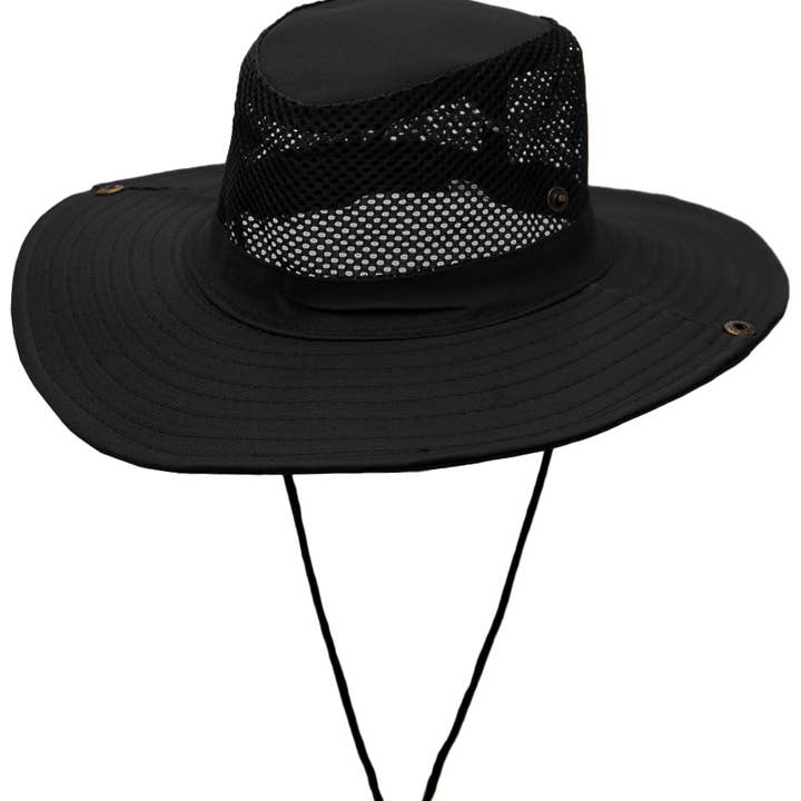Cap Zone - Wholesale Bucket hat – Unisex - Solid Mesh Fisherman Boonie Bucket Hat11
