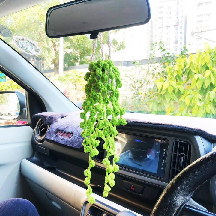 TOMOPOD LLC - Wholesale Stuffed/Plush Toy - Kids & Baby - Car Hanging Plant Crochet , Crochet Hanging Plant