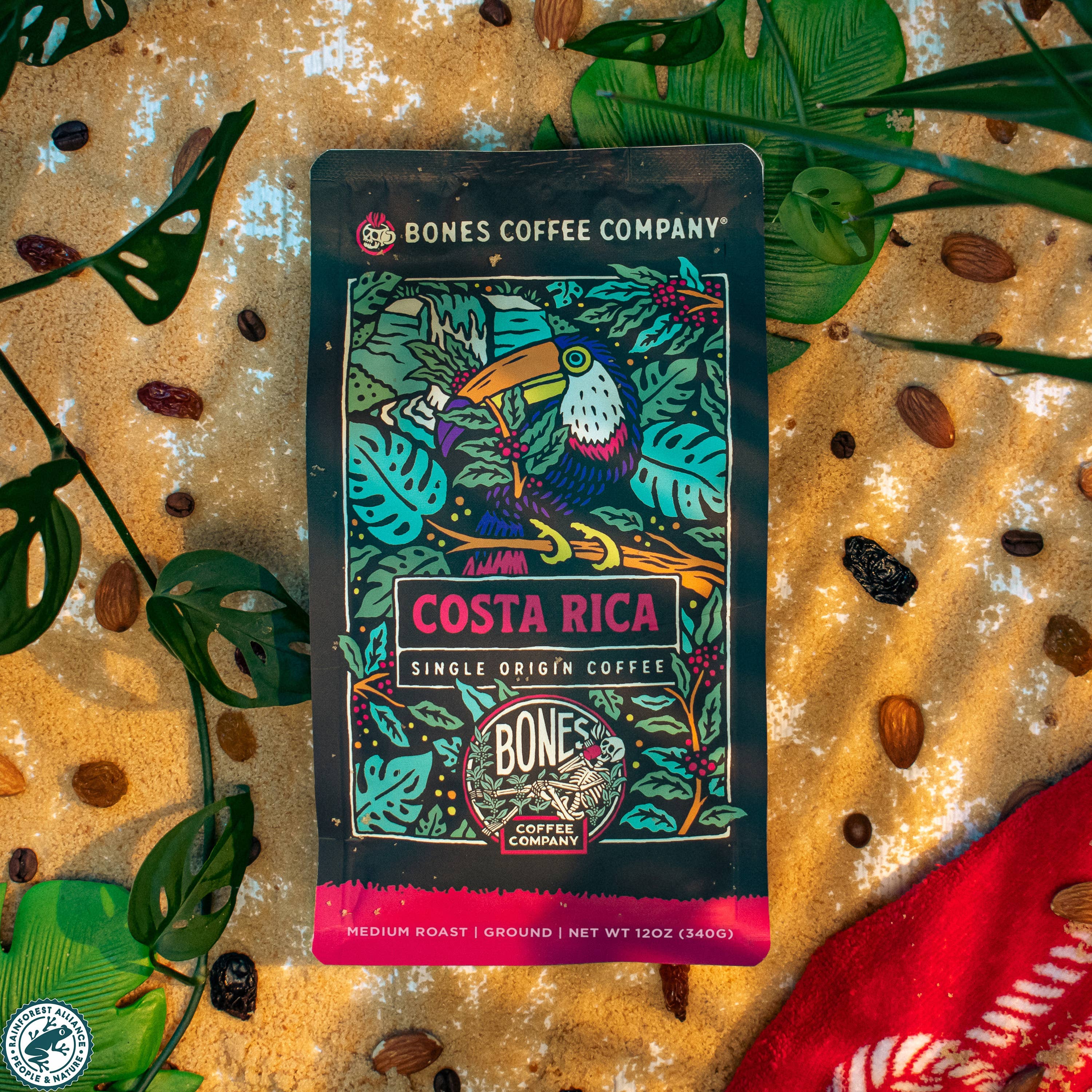 Bones Coffee Company - Wholesale Coffee Beans - Costa Rica Single-Origin Coffee | 12oz | Whole Bean & Ground7
