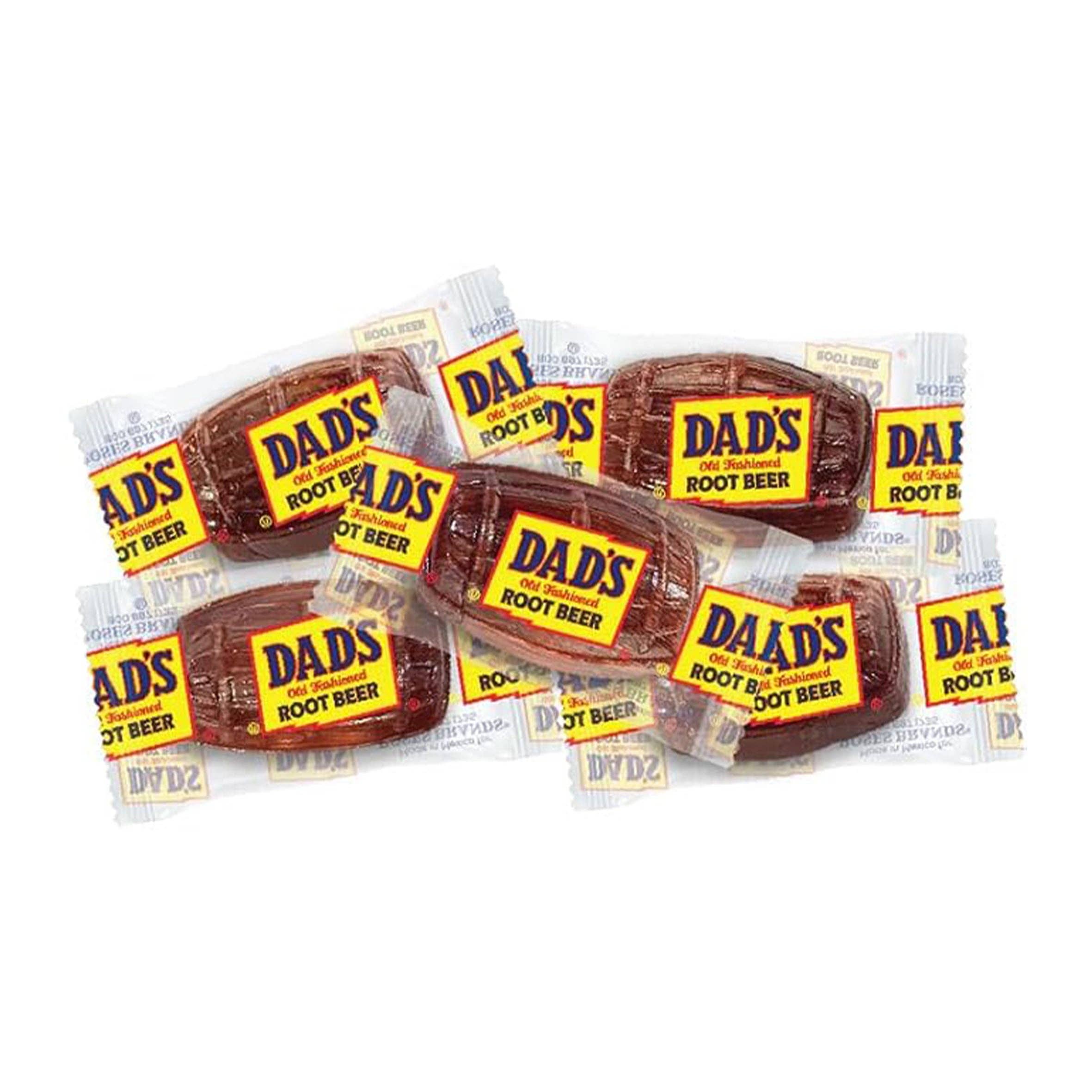First Choice Candy - Wholesale Hard Candy - Dad's Root Beer Barrels Hard Candy, Individually Wrapped1