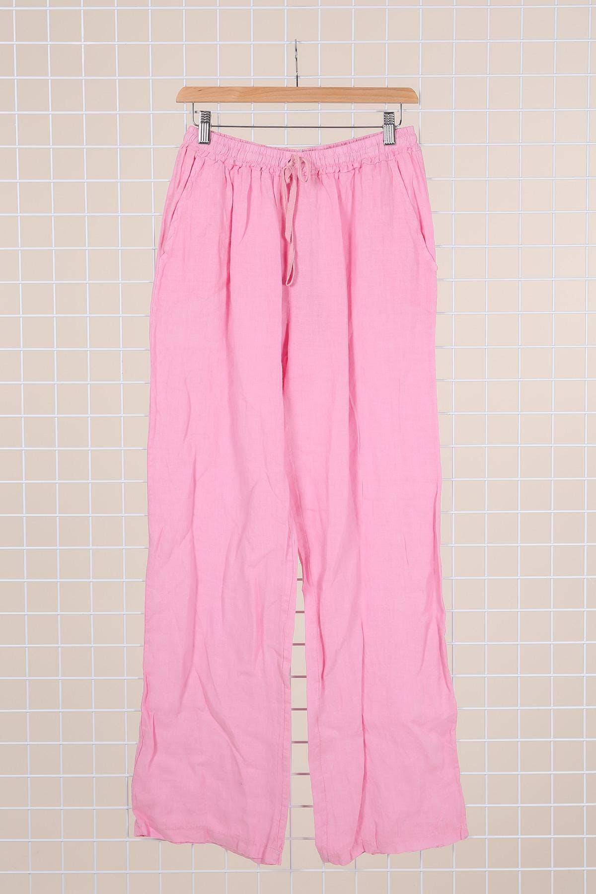 la maison des fibres naturelles - Wholesale Pants - Women's - Straight linen trousers 630132 100% linen15