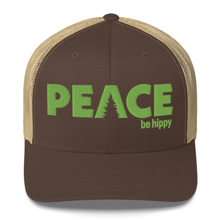Casquette de camionneur Peace pour la vente par Be Hippy, LLC