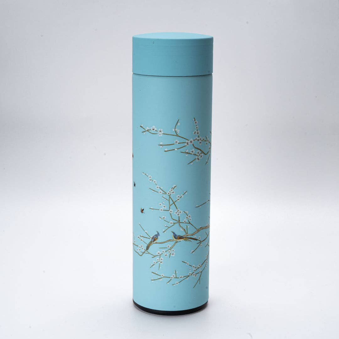 Urban Tokyo - Vendita all'ingrosso Fiaschette - Thermos in acciaio inossidabile isolato sottovuoto da 17oz Fiore di Prugno (1/50)1