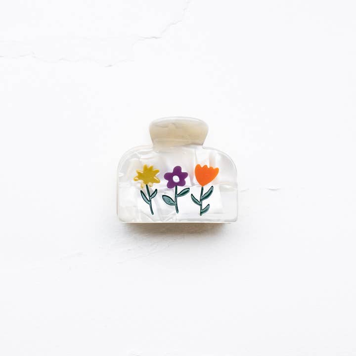 Tiepology - Wholesale Hair Clip - Women's - Eco Flowers in Bloom Hair Claw Clip