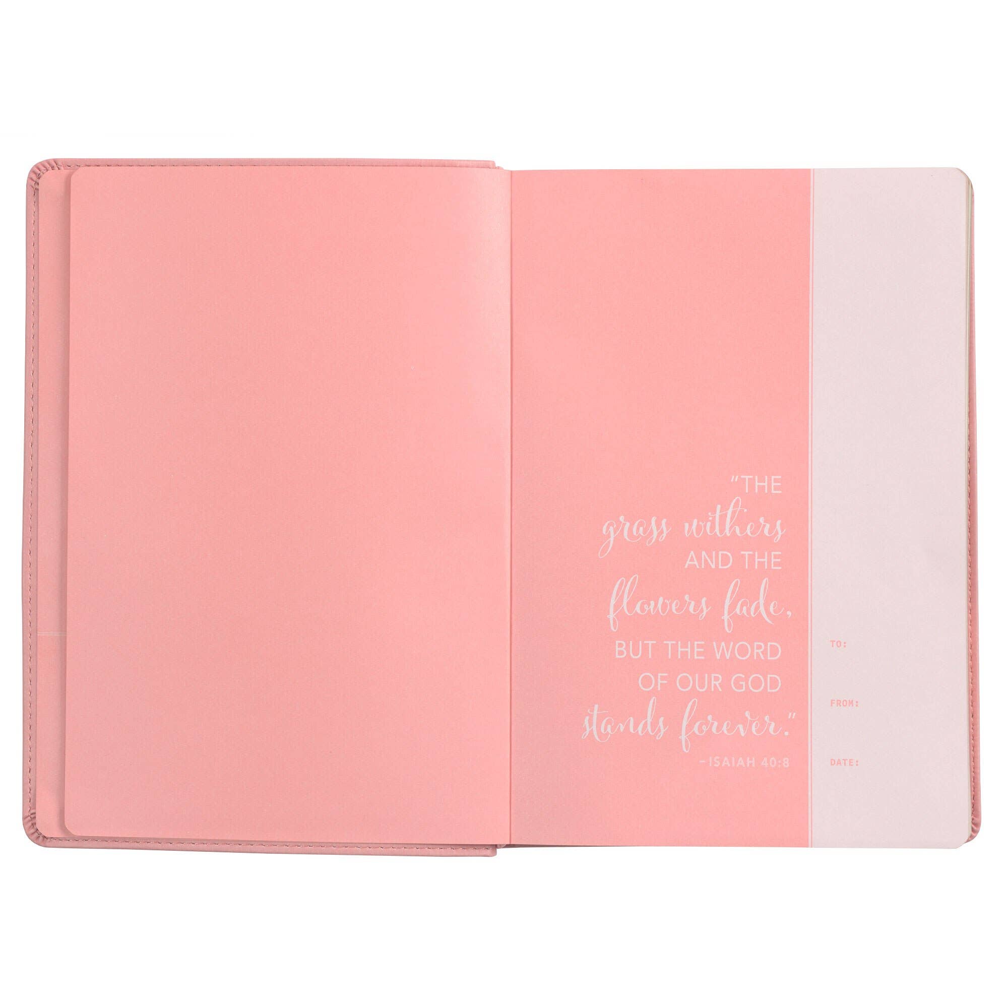 Christian Art Gifts - Wholesale Religion Book - Devotional Bible NLT for Women Faux Leather, Pink1