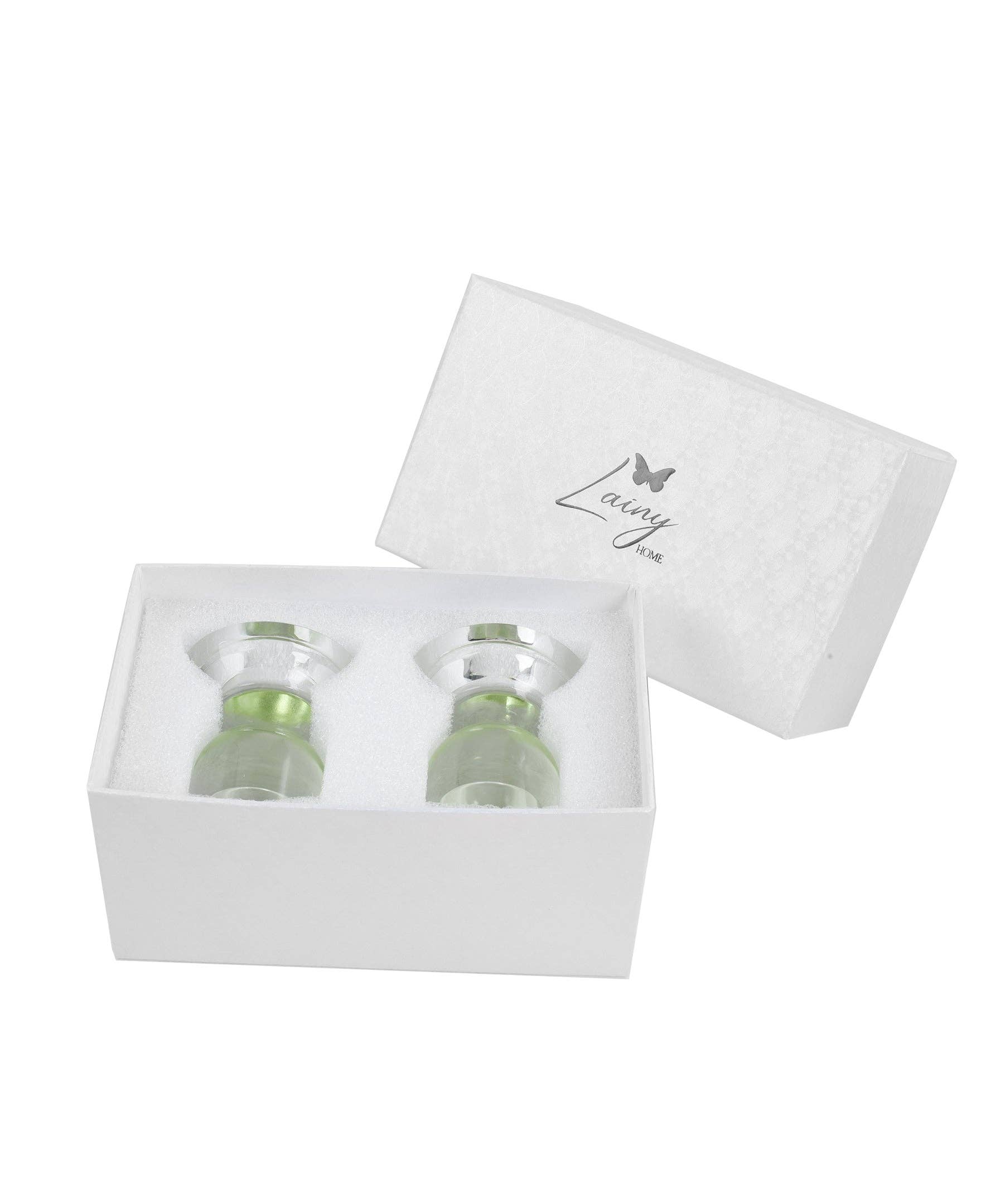 Lainy Home - Wholesale Candle Holder - Serenity Two Tone Candle Holder/Tealights4