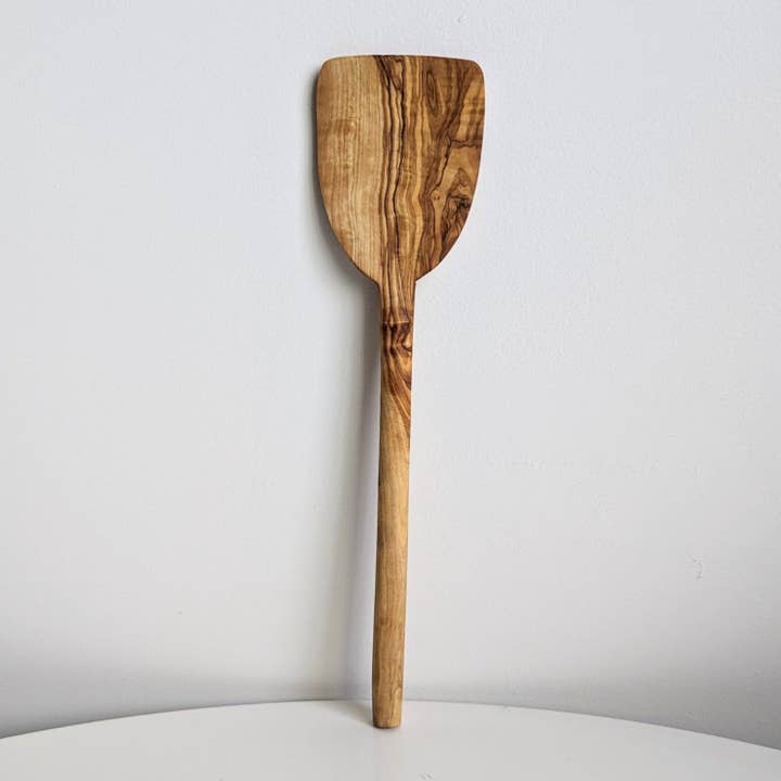 Spatule de cuisson en bois d'olivier pour la vente par Haus of Indus