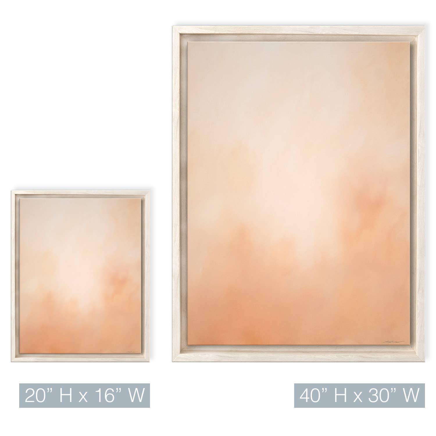 Ready2hangart, Inc. – Arte em tela por atacado – Nuvens subaquáticas XIX arte de parede de lona costeira moderna1