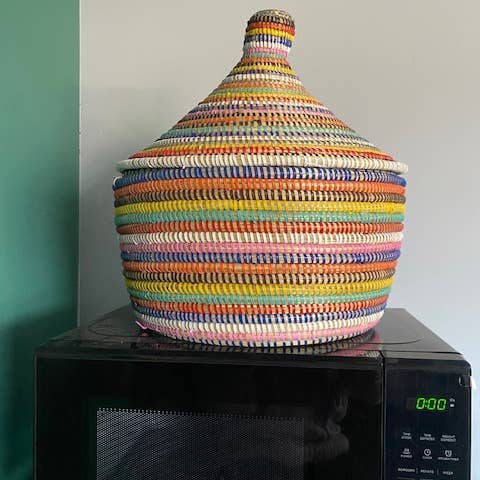 Gitzell FairTrade - Wholesale Basket - Assorted Sweet Grass Large Lidded Baskets7