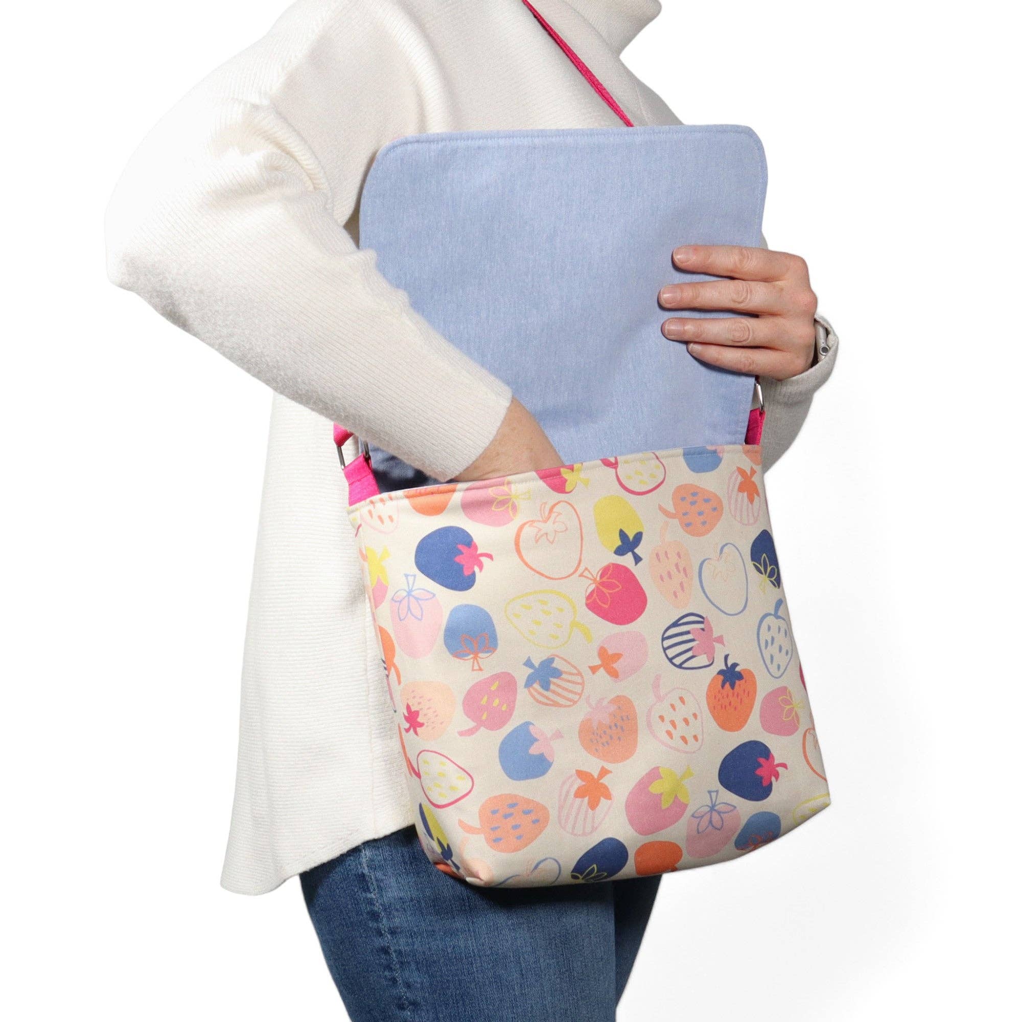 Crosscut Sewing Co. - Wholesale DIY Craft Kit - Messenger Bag Sewing Kit - DIY Beginner Sewing Project Kit Kids and Adults15