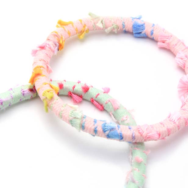 Inca UK - Wholesale Hair Tie - Elastics - Assorted - Card Of 6 - 4mm Thick2