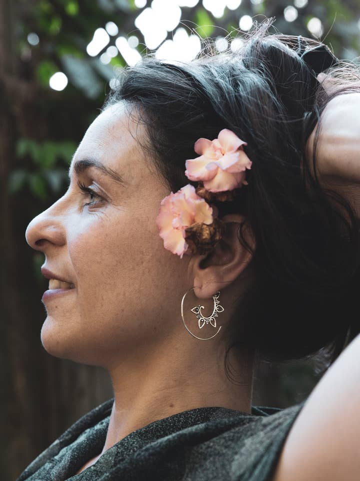 Jasmine Spiral Earrings for wholesale by Meelah Collections