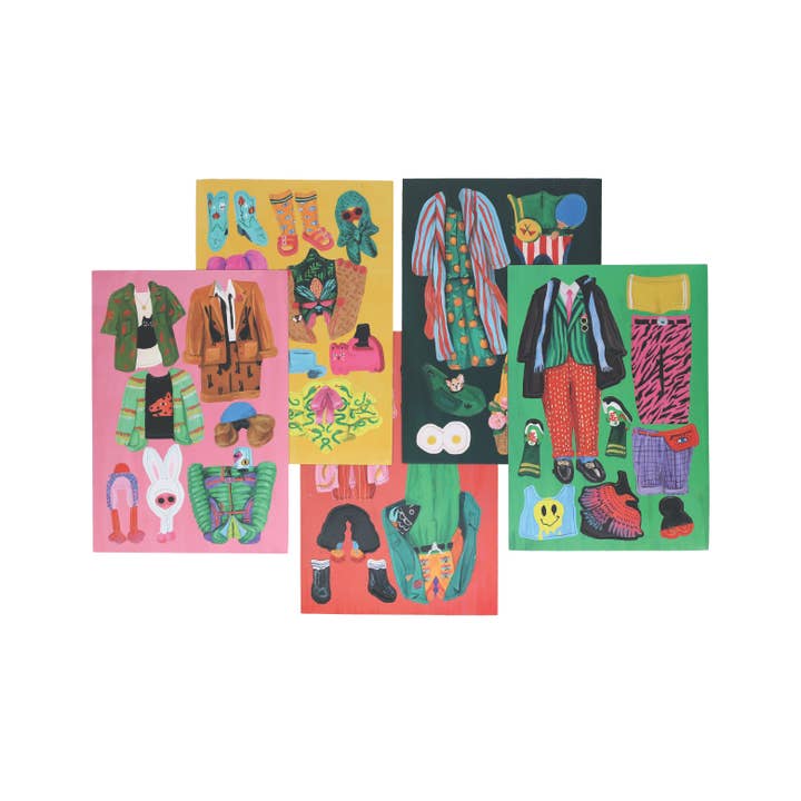 Chronicle Books - Wholesale Magnet - Fearless Fashion Magnetic Dolls10