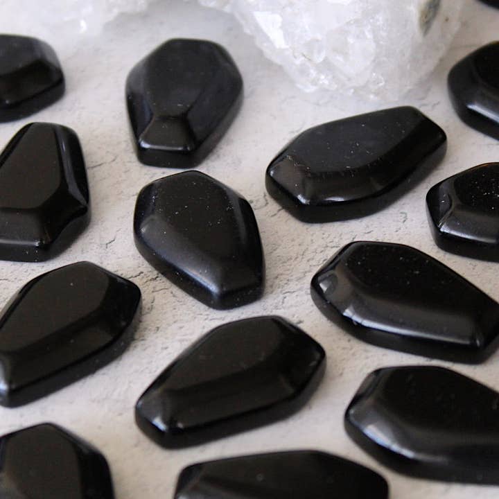Pebble House - Wholesale Spiritual Stone/Crystal - Obsidian Coffin (Crystals & Stones)2