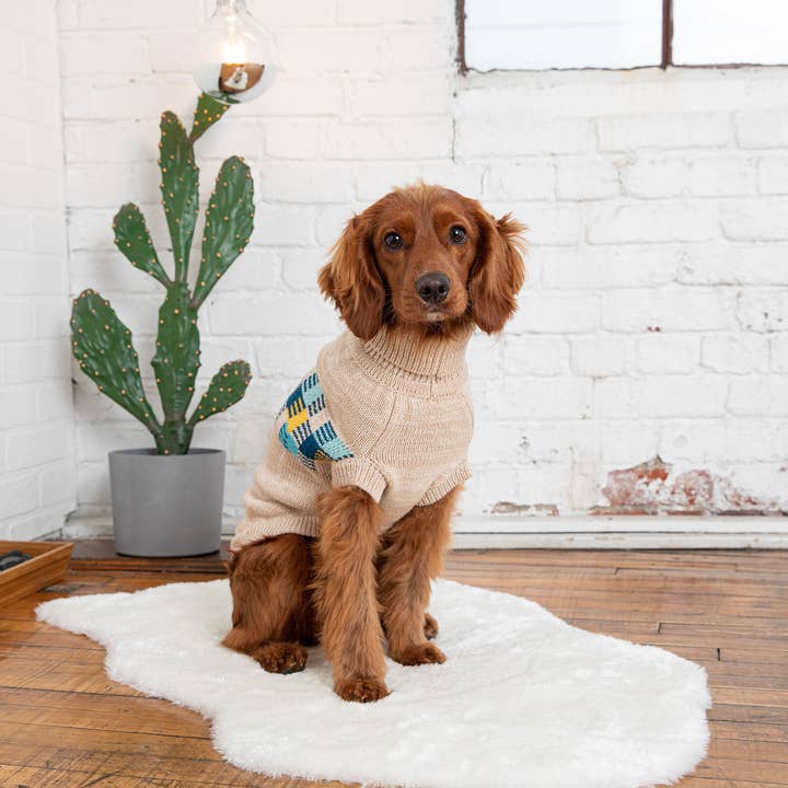 GF Pet - Wholesale Pet Sweater - Dog - GF Pet Winter Sailor Sweater - Oatmeal Mix2