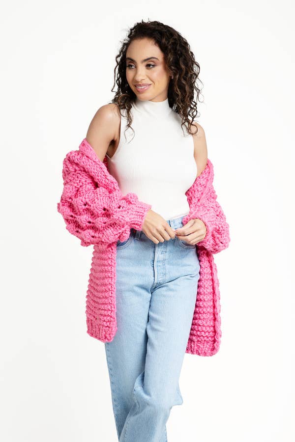 SAACHI - Wholesale Cardigan - Dames - Gebreid vest met snuistermouwen21