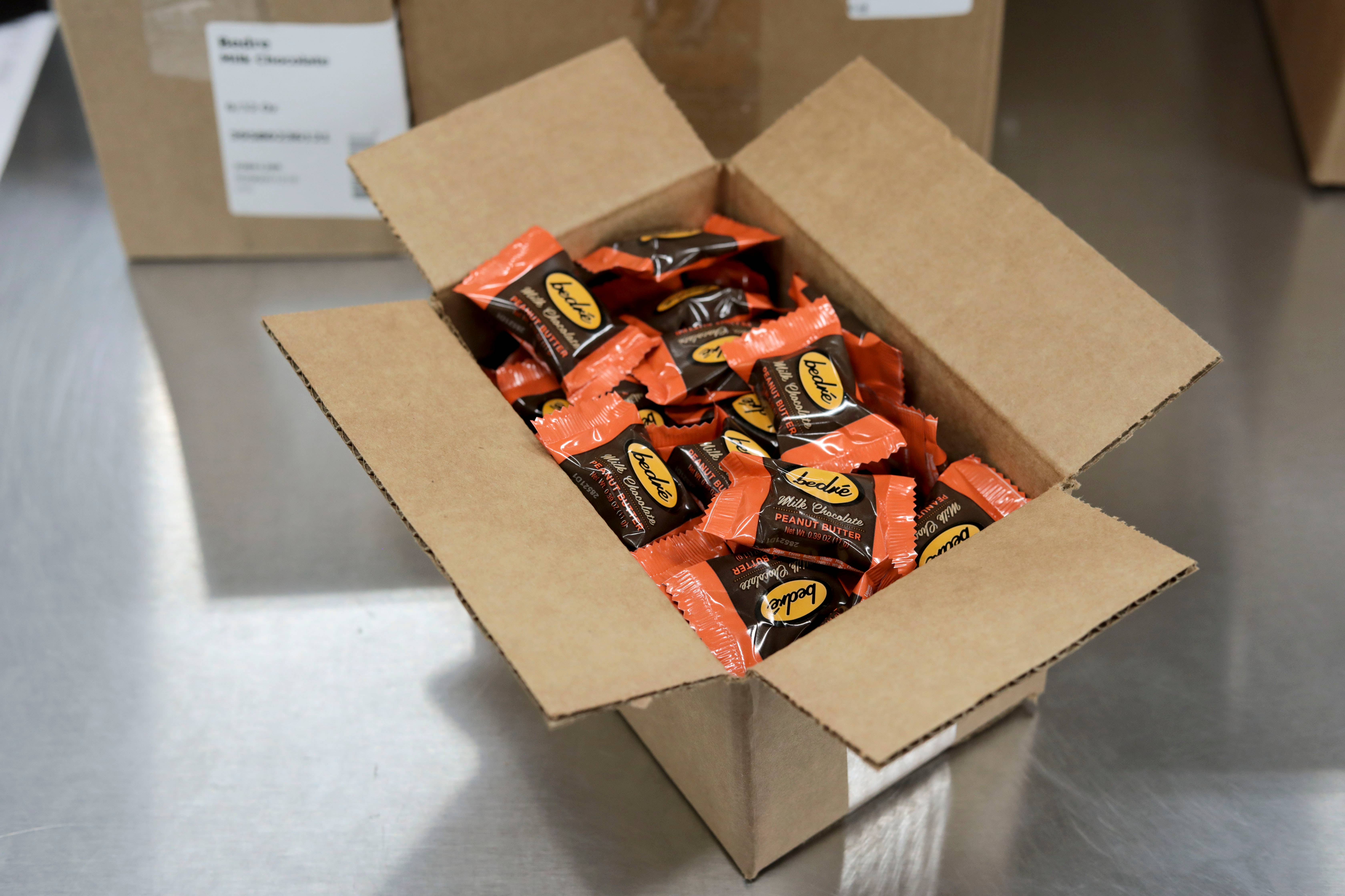 Bedré Fine Chocolate - Wholesale Chocolate Bar - Milk Peanut Butter Melts | 1.5lb1