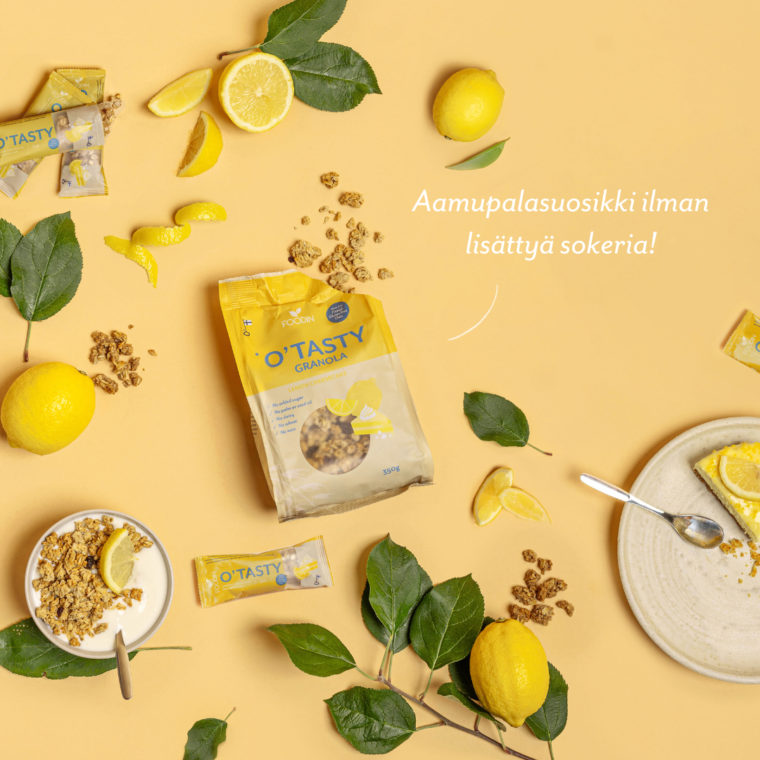 Foodin - Wholesale Granola - O`Tasty Granola Lemon Cheesecake 350g2