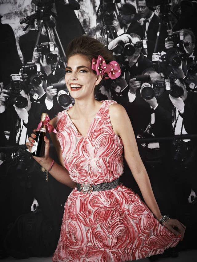 PINK FLOWER DRESS WITH POCKETS for wholesale by Gela Wesh