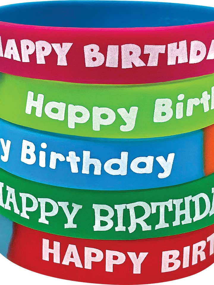 Fancy Happy Birthday Wristbands for wholesale by Teacher Created Resources