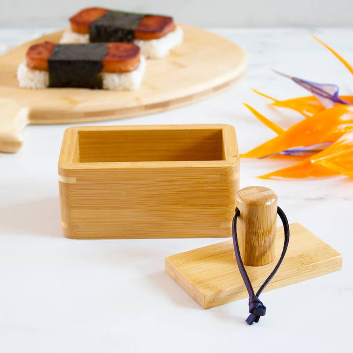 Totally Bamboo - Wholesale Kitchen Tool/Gadget - Bamboo Musubi Maker – Sushi Press & Mold Set2