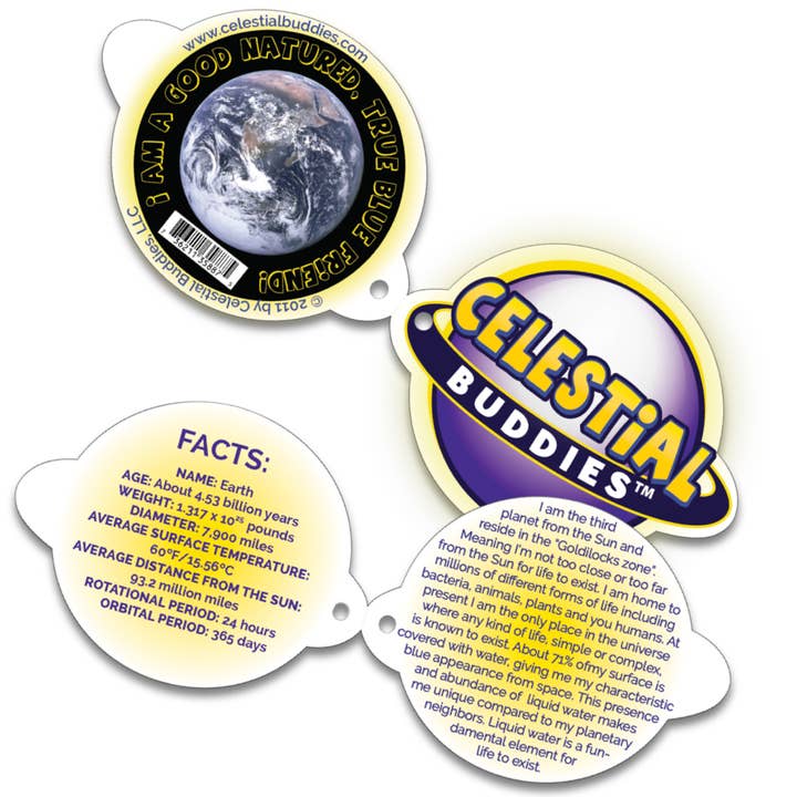 Celestial Buddies - Wholesale Stuffed/Plush Toy - Kids & Baby - Little Earth Buddy Space Plush