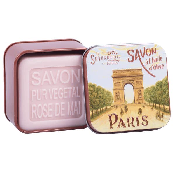 La Savonnerie de Nyons Arc de Triomphe Soap Tin for wholesale by The French Farm