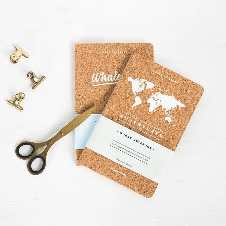 Miss Wood - Wholesale Notebook - Woody Notebook Cork - A5