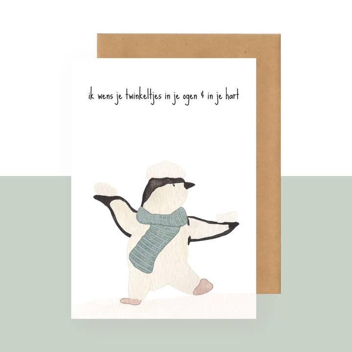 Postkarte - funkelt in deinen Augen & Herz für den Großhandel von Studio Bertha