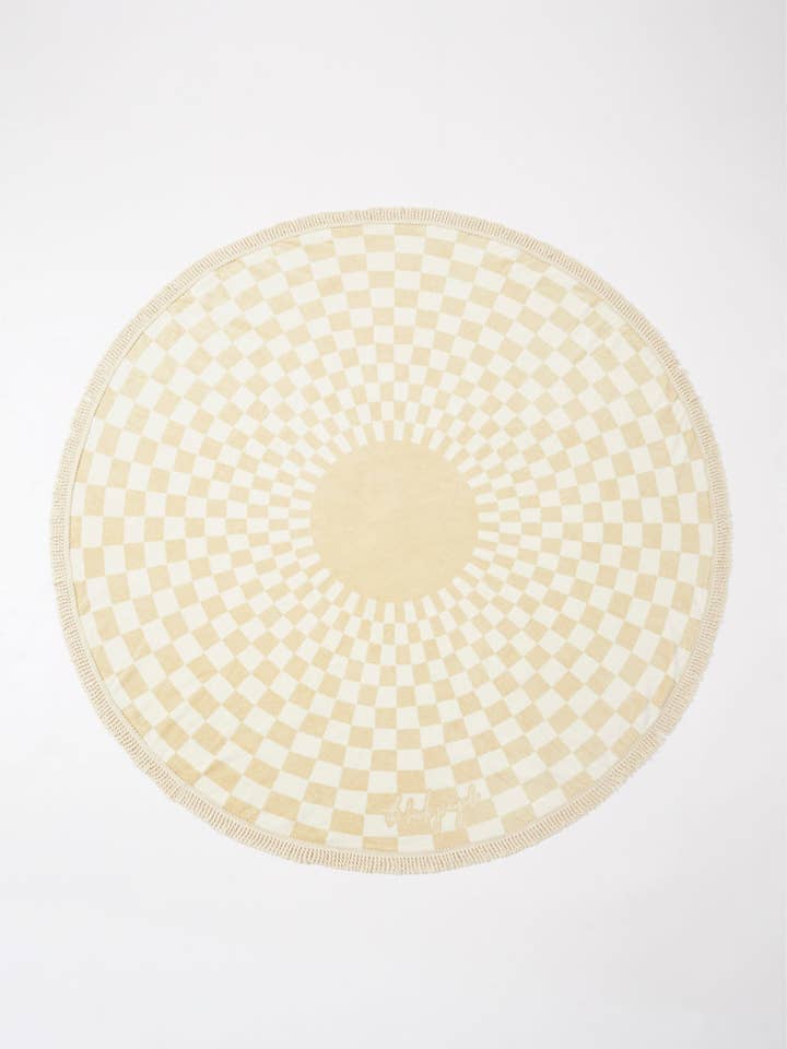 Oasis Round Towel for wholesale by The Beach People