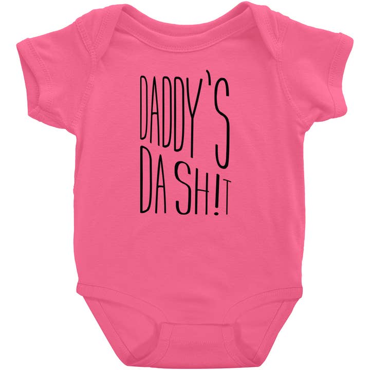 Design à manches courtes Daddy's Da Sh!t 2 pour la vente par Potty Mouth Tots
