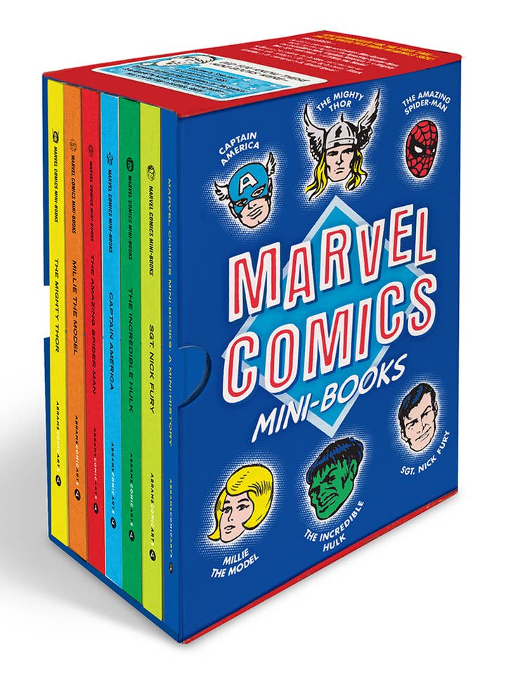 Marvel Comics Mini-Books Collectible Boxed Set for wholesale by Abrams