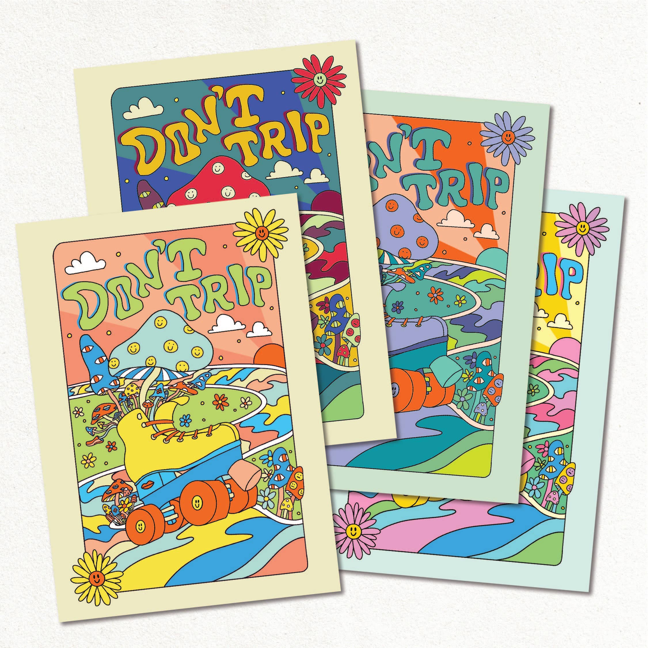 Create & Skate Factory - Vendita all'ingrosso Stampa artistica - Non Inciampare Stampa d'Arte Retrò5