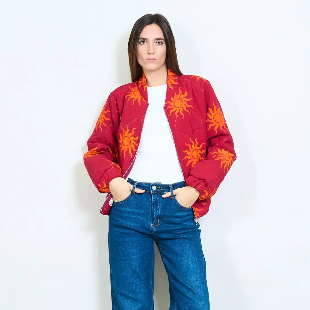 AMELÉ - Vente Bombers – femme - Blouson imprimé3