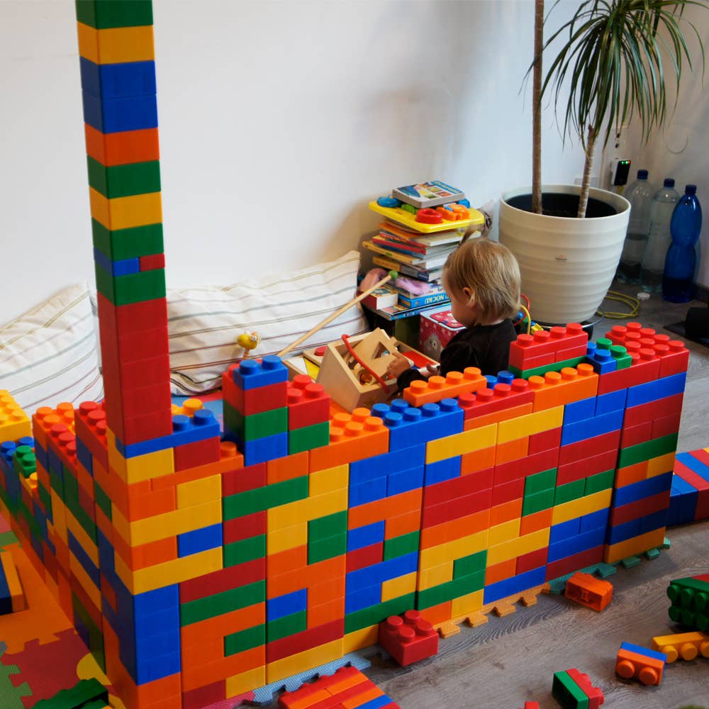 UNiPLAY - Wholesale Building Set - Kids - UNiPLAY #UN1120PR PLUMP Jumbo Soft Building Blocks 120pcs4