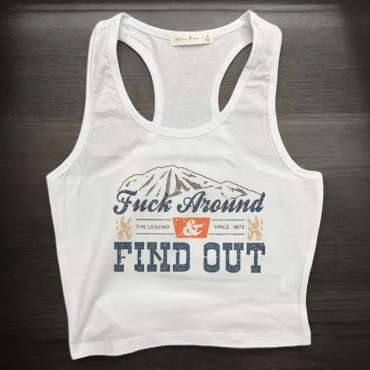 FAFO Crop Tank for wholesale by Wilde roots