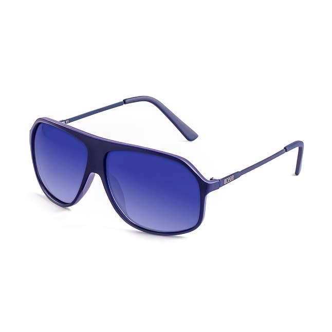 MIAMI mattblauer Rahmen und Spitzen gra dunkelblau polarisierte Linse für den Großhandel von Sunpers Sunglasses