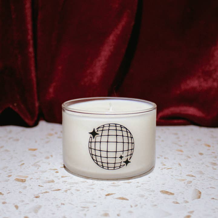 Fresa Creative - Wholesale Jar/Filled Candle - Baila / Teakwood Mini Candle / Latina + Midwest Inspired1