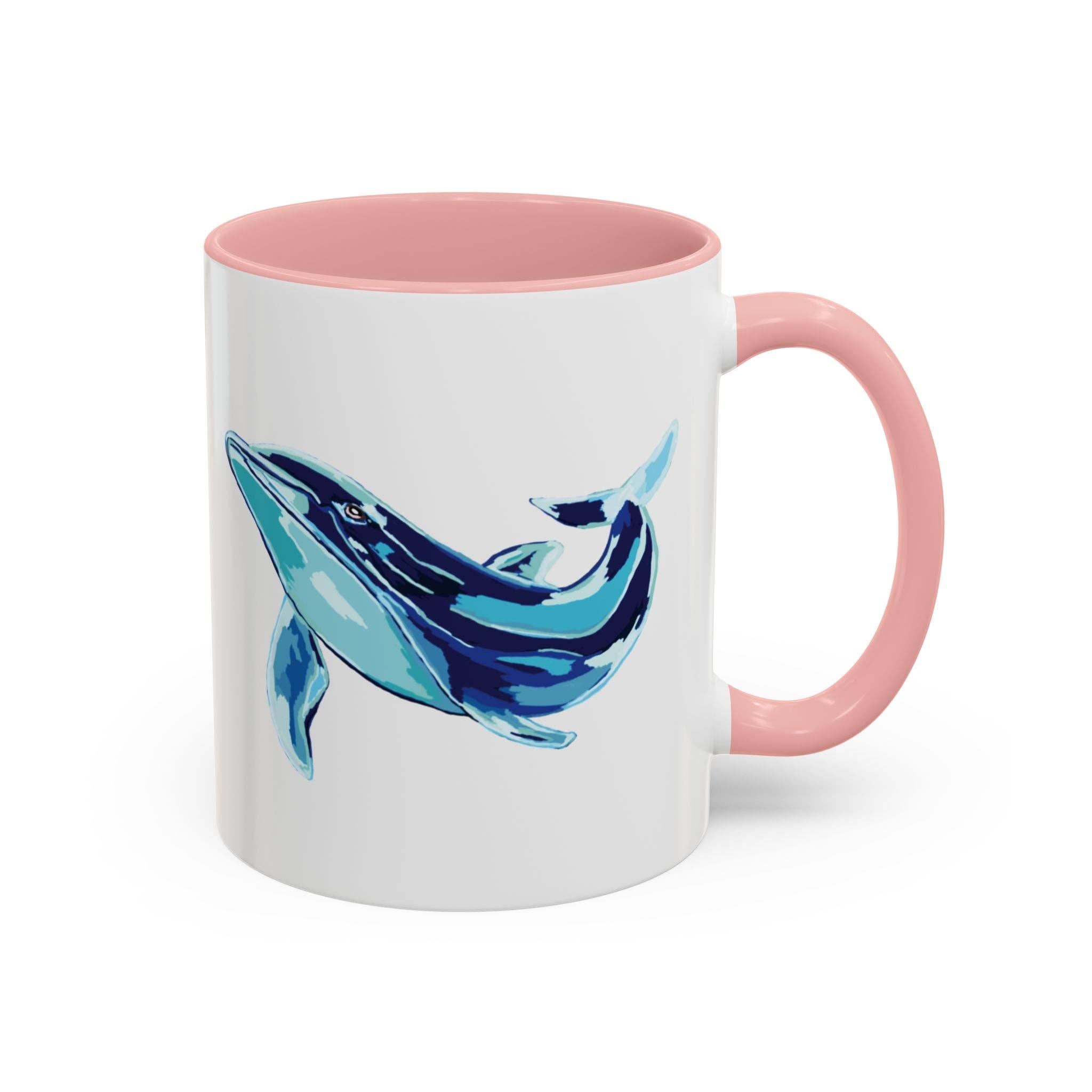 Blue Cava – Großhandel Kaffeebecher – Blauwal Ozeanleben Zwei-Ton Keramik Kaffeetasse - 11 oz & 15 oz5