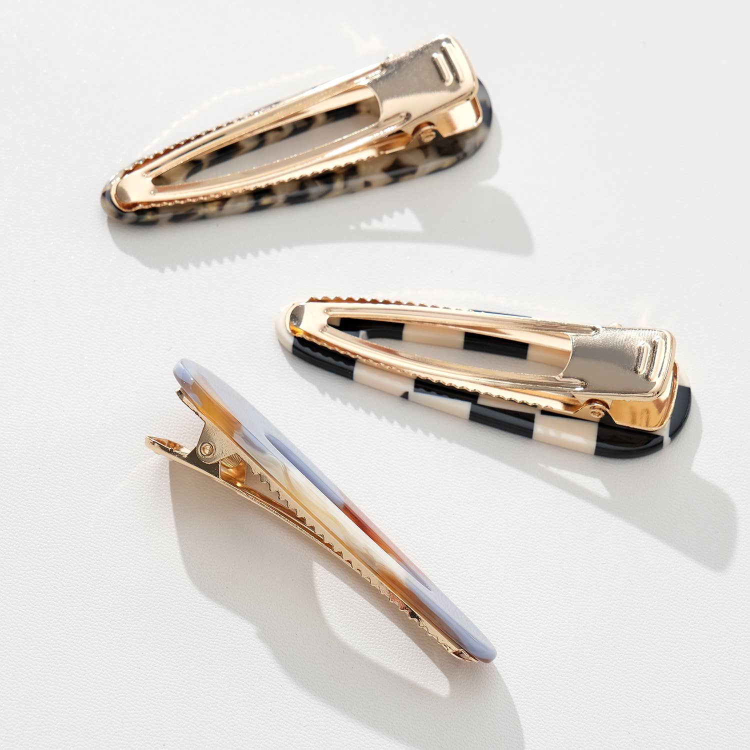 Assorted Gemma Western | Printed Barrette Hair Clip (Set of 2)  for wholesale on Faire8