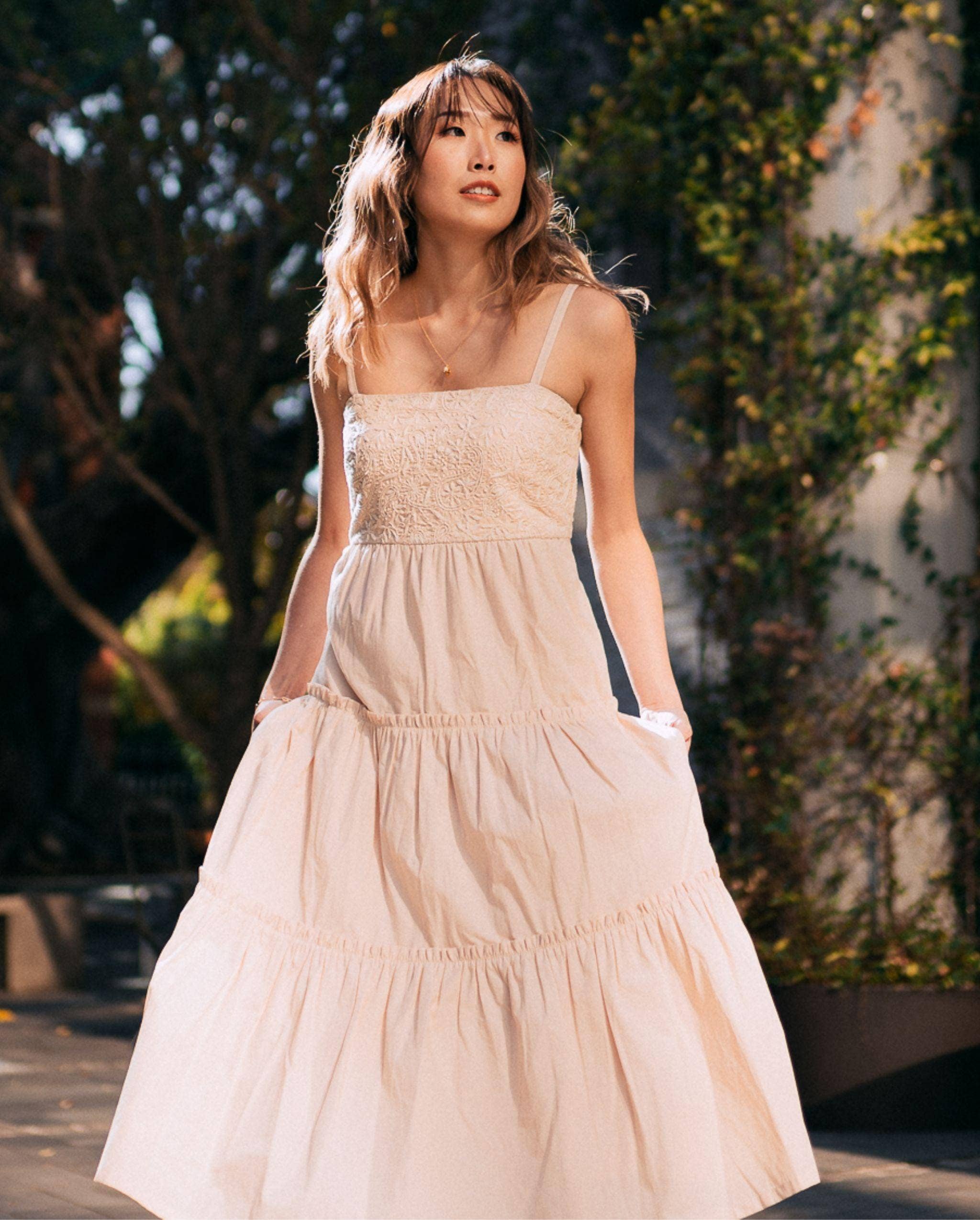 Kaasida | Women Fashion Boutique - Wholesale Dress - Women's - Zaafira Tiered Midi Dress11